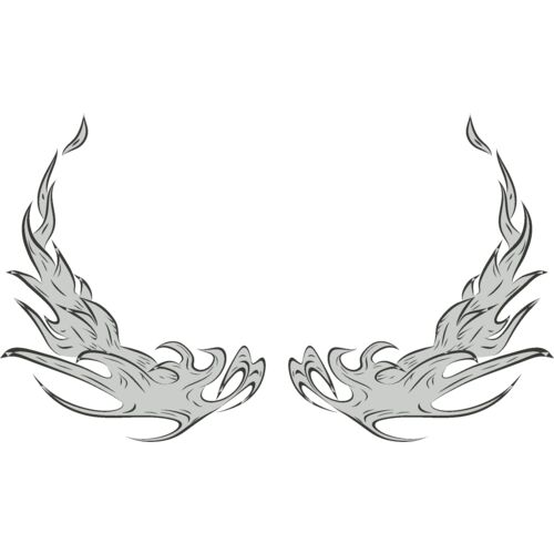 Flame Semi circles 8 Thumbnail