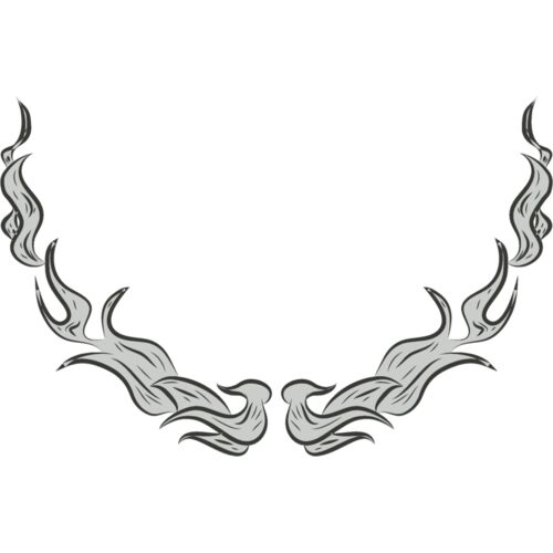 Flame Semi circles 6 Thumbnail