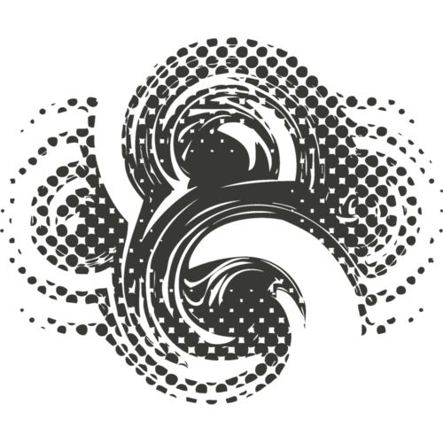 Halftone Gradient Swirls 1 Thumbnail