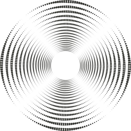 Halftone Spiral Background 9 Thumbnail