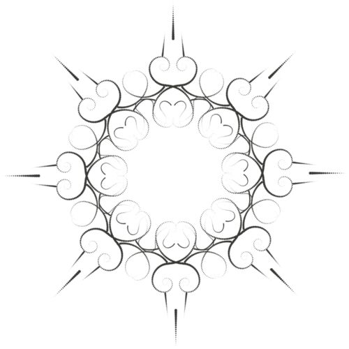 Halftone Spiral Background 52 Thumbnail