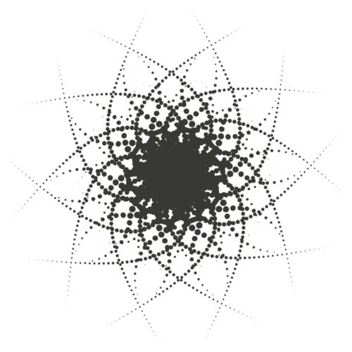 Halftone Spiral Background 45 Thumbnail