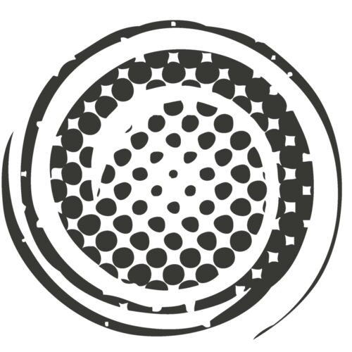 Halftone Gradient Swirls 21 Thumbnail