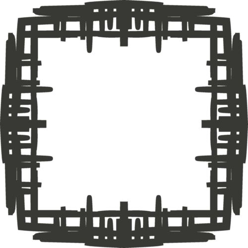 Distressed Halftones Grungy Frames 32 Thumbnail