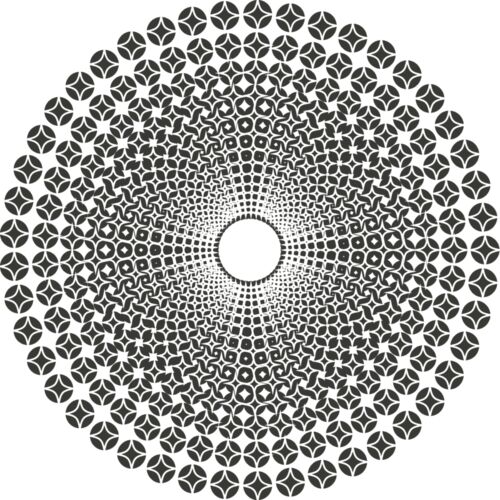 Halftone Spiral Background 25 Thumbnail