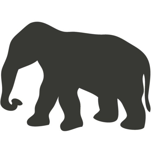 Animal Shilouette   Elephant 2 Thumbnail