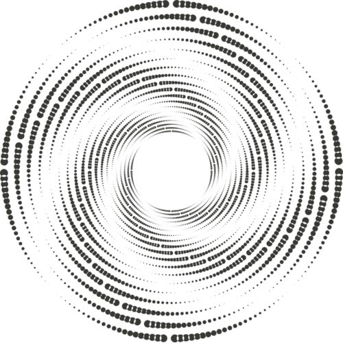 Halftone Spiral Background 5 Thumbnail