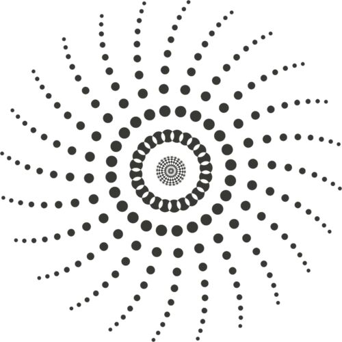 Halftone Spiral Background 91 Thumbnail