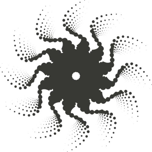 Halftone Spiral Background 59 Thumbnail