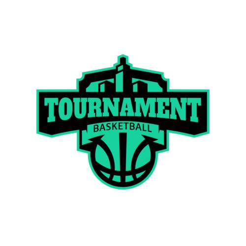 Tournament Basketball logo template Thumbnail