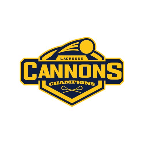 Cannons Champions Lacrosse Logo Template Thumbnail