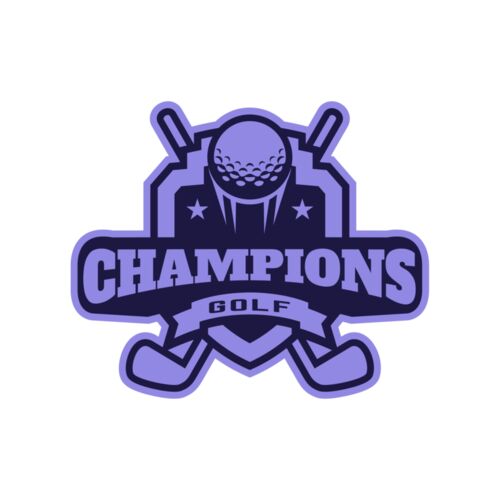 Champions Golf logo template Thumbnail
