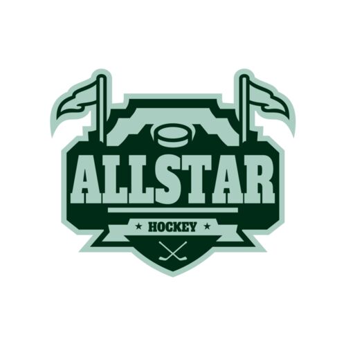 All Star Hockey Tournament logo template 02 Thumbnail