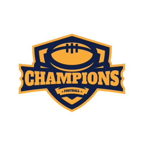 Champions Football logo template Thumbnail
