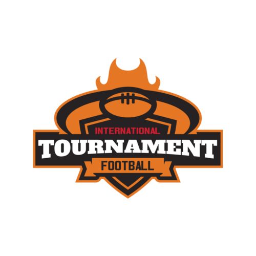 Tournament International Football logo template Thumbnail