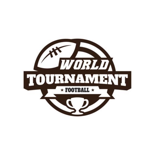 World Tournament Football logo template Thumbnail