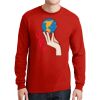 DryBlend ® 50 Cotton/50 Poly Long Sleeve T Shirt Thumbnail