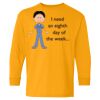 Youth Heavy Cotton™ Long Sleeve T-Shirt Thumbnail