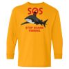 Youth Heavy Cotton™ Long Sleeve T-Shirt Thumbnail
