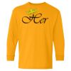 Youth Heavy Cotton™ Long Sleeve T-Shirt Thumbnail