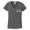 Ladies Heavy Cotton ™ 100% Cotton V Neck T Shirt Thumbnail