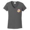 Ladies Heavy Cotton ™ 100% Cotton V Neck T Shirt Thumbnail