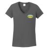 Ladies Heavy Cotton ™ 100% Cotton V Neck T Shirt Thumbnail