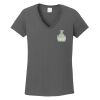 Ladies Heavy Cotton ™ 100% Cotton V Neck T Shirt Thumbnail