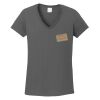 Ladies Heavy Cotton ™ 100% Cotton V Neck T Shirt Thumbnail