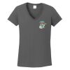 Ladies Heavy Cotton ™ 100% Cotton V Neck T Shirt Thumbnail