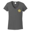 Ladies Heavy Cotton ™ 100% Cotton V Neck T Shirt Thumbnail