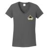 Ladies Heavy Cotton ™ 100% Cotton V Neck T Shirt Thumbnail