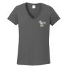 Ladies Heavy Cotton ™ 100% Cotton V Neck T Shirt Thumbnail