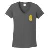 Ladies Heavy Cotton ™ 100% Cotton V Neck T Shirt Thumbnail