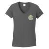 Ladies Heavy Cotton ™ 100% Cotton V Neck T Shirt Thumbnail