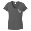 Ladies Heavy Cotton ™ 100% Cotton V Neck T Shirt Thumbnail