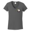 Ladies Heavy Cotton ™ 100% Cotton V Neck T Shirt Thumbnail