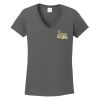 Ladies Heavy Cotton ™ 100% Cotton V Neck T Shirt Thumbnail
