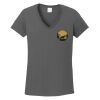 Ladies Heavy Cotton ™ 100% Cotton V Neck T Shirt Thumbnail