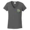 Ladies Heavy Cotton ™ 100% Cotton V Neck T Shirt Thumbnail
