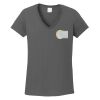 Ladies Heavy Cotton ™ 100% Cotton V Neck T Shirt Thumbnail