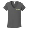 Ladies Heavy Cotton ™ 100% Cotton V Neck T Shirt Thumbnail