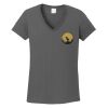 Ladies Heavy Cotton ™ 100% Cotton V Neck T Shirt Thumbnail