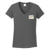 Ladies Heavy Cotton ™ 100% Cotton V Neck T Shirt Thumbnail
