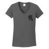 Ladies Heavy Cotton ™ 100% Cotton V Neck T Shirt Thumbnail
