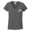 Ladies Heavy Cotton ™ 100% Cotton V Neck T Shirt Thumbnail