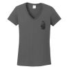 Ladies Heavy Cotton ™ 100% Cotton V Neck T Shirt Thumbnail