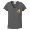 Ladies Heavy Cotton ™ 100% Cotton V Neck T Shirt Thumbnail