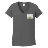 Ladies Heavy Cotton ™ 100% Cotton V Neck T Shirt Thumbnail