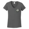 Ladies Heavy Cotton ™ 100% Cotton V Neck T Shirt Thumbnail
